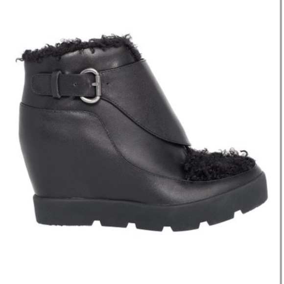 Leon Max Leather Wedge Boot - Picture 3 of 15